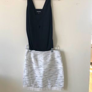 Knitted look, mini skirt